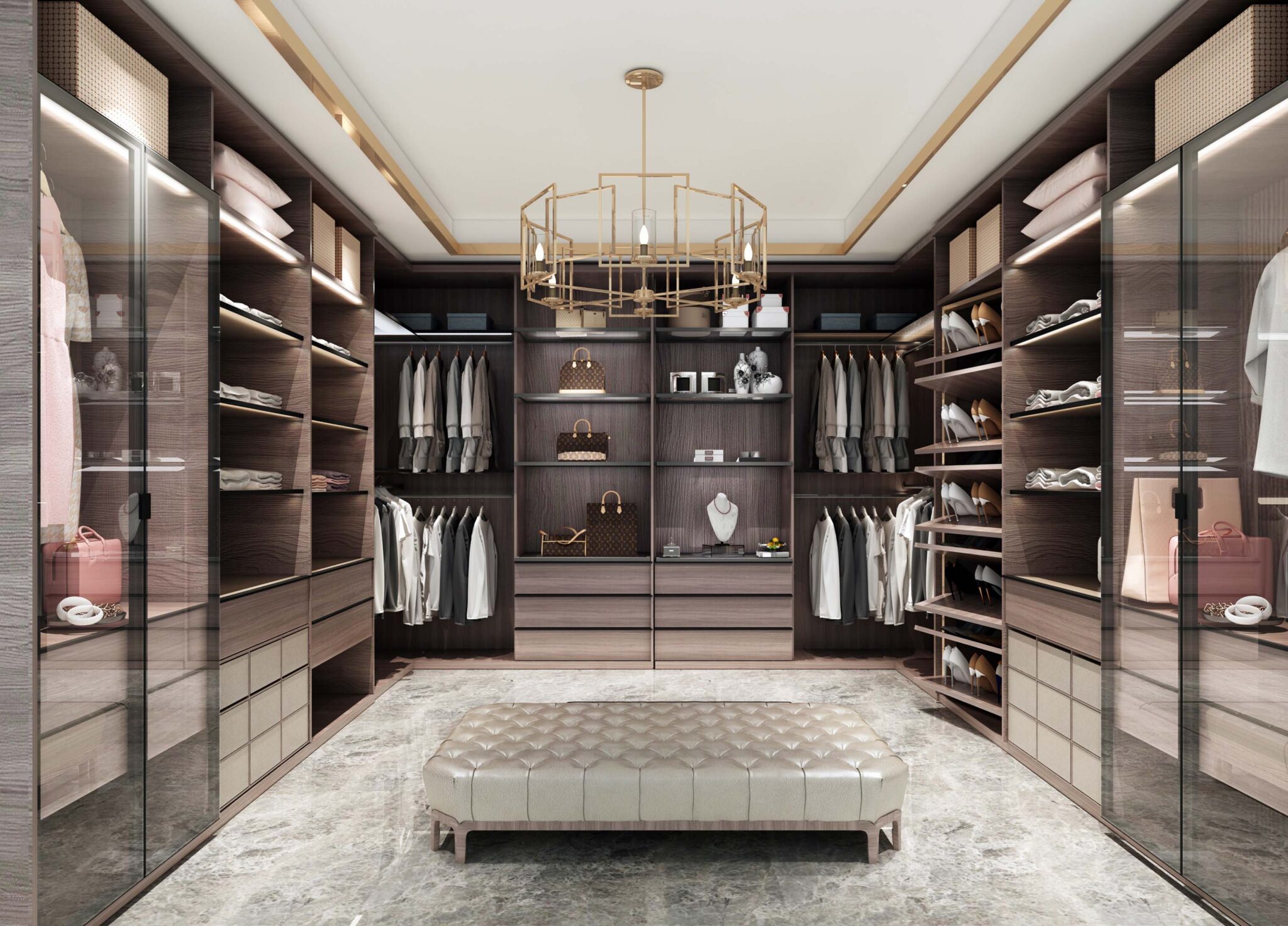his and hers closet