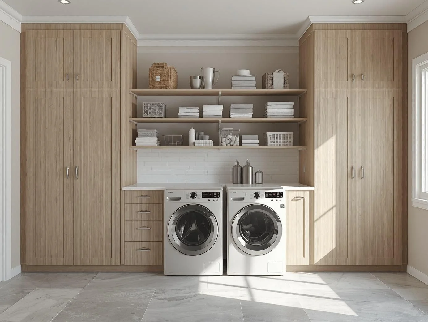 laundry room cabinets